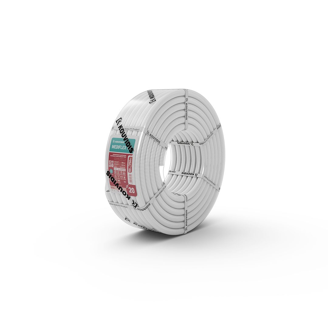 MEDIFLEX AM Διαμορφώσιμος κυματοειδής σωλήνας με αντιμικροβιακή τεχνολογία