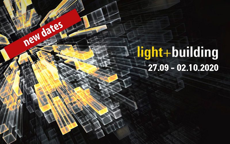Νέα ημερομηνία διεξαγωγής για την Light + Building 2020